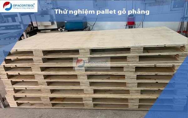  Thử nghiệm pallet gỗ phẳng theo TCVN 10173:2013 (ISO 8611) 