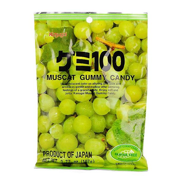 Kẹo dẻo vị nho xanh KASUGAI 120g