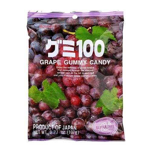 Kẹo dẻo vị nho đỏ KASUGAI 120g