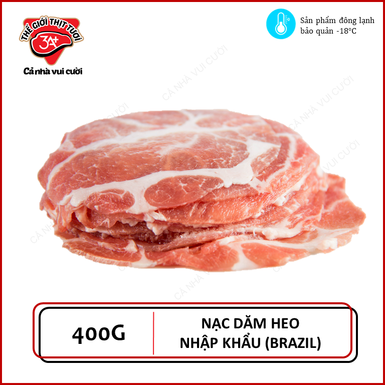 NẠC DĂM HEO NHẬP KHẨU BRAZIL 400g
