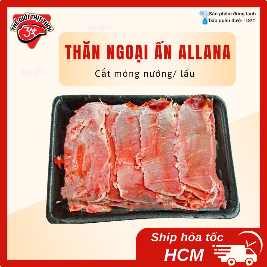 Thăn ngoại trâu Ấn Allana (Striploin)