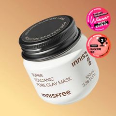 Mặt Nạ Đất Sét Làm Sạch Da, Chăm Sóc Và Cải Thiện Lỗ Chân Lông Innisfree Super Volcanic Pore Clay Mask 100ml