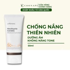 Kem Chống Nắng Diếp Cá Thiên Nhiên Dịu Nhẹ Cho Da All Natural Houttuynia Cordata Moisture Suncream SPF50+/PA++++ 50ml