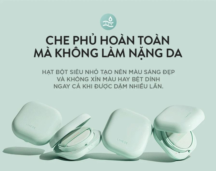 Phấn Nước Kiềm Dầu Laneige Neo Cushion Matte 15g Che Khuyết Điểm