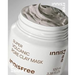 Mặt Nạ Đất Sét Làm Sạch Da, Chăm Sóc Và Cải Thiện Lỗ Chân Lông Innisfree Super Volcanic Pore Clay Mask 100ml