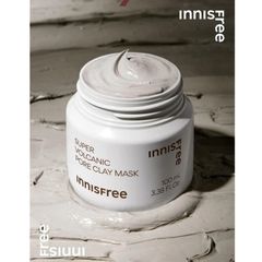 Mặt Nạ Đất Sét Làm Sạch Da, Chăm Sóc Và Cải Thiện Lỗ Chân Lông Innisfree Super Volcanic Pore Clay Mask 100ml