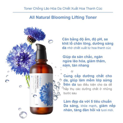 Toner Hoa Thanh Cúc Chống Lão Hóa, Dưỡng Căng Da All Natural Blooming Lifting Toner 130ml