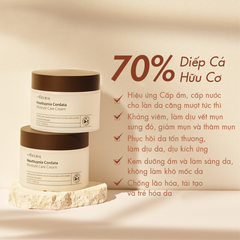 Kem Dưỡng Diếp Cá Cấp Ẩm, Dưỡng Trắng, Chăm Sóc Da Mụn Nhạy Cảm All Natural Houttuynia Cordara Moisture Care Cream 50ml