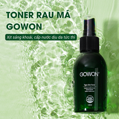 Toner Rau Má Giảm Mụn Và Thâm Mụn Gowon Tigre Skin Toner 120ml