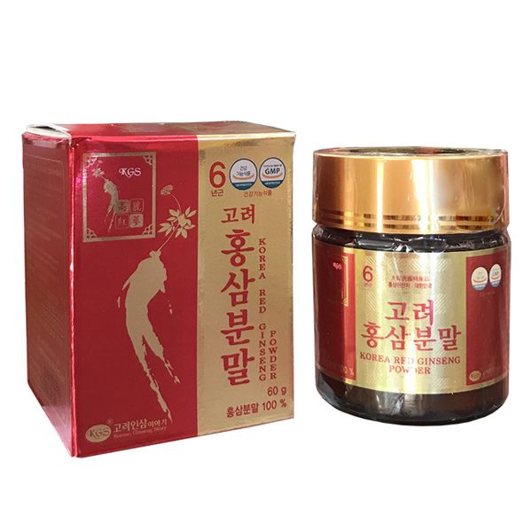 Bột Hồng Sâm KGS Hàn Quốc Hộp 3 Lọ x 60g