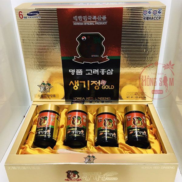 Cao Hồng Sâm Hàn Quốc GOLD 250g x 4 Lọ