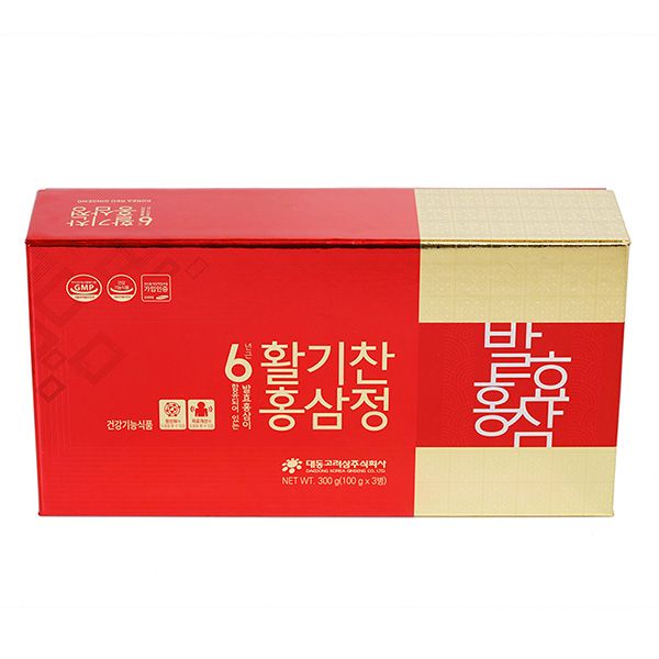 Cao Hồng Sâm Lên Men Daedong Hàn Quốc Hộp 3 Lọ x 100g