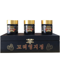 Cao Linh Chi Gold 120g x 3 Hộp Gỗ Đen Hàn Quốc
