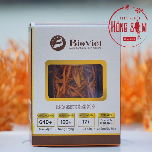 Đông Trùng Hạ Thảo Khô Sấy Thăng Hoa BioViet Hộp 10g