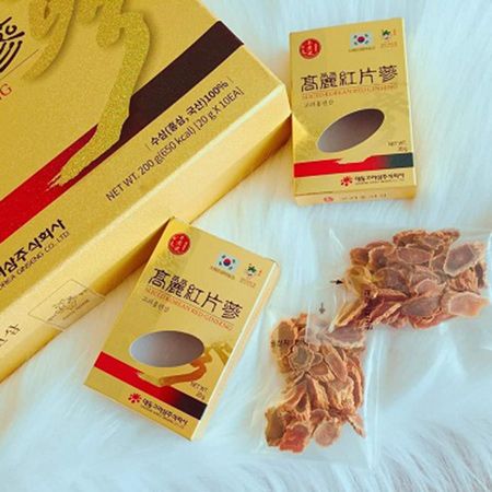 Sâm Củ Khô Daedong Thái Lát Hộp 200g