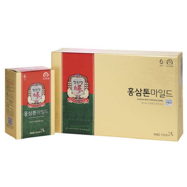 Nước Hồng Sâm KGC Tonic Mild Hộp 30 Gói x 50ml