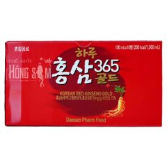 Nước Hồng Sâm Gold Daesan Hộp 10 Chai x 100ml