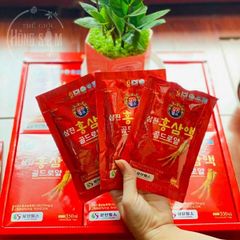 Nước Hồng Sâm Sam Jin Red Ginseng Drink Gold Royal Hộp 30 Gói x 70ml