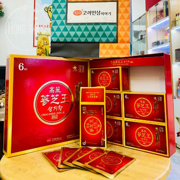 Nước Hồng Sâm Linh Chi KGS Gold Hàn Quốc