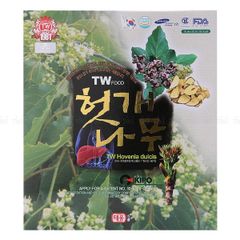 Nước Mát Gan Hovenia Dulcis Teawoong Hàn Quốc Hộp 30 Gói x 70ml