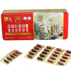 Viên Hồng Sâm Nhung Hươu Linh Chi KGS Hàn Quốc Hộp Thiếc 120 Viên