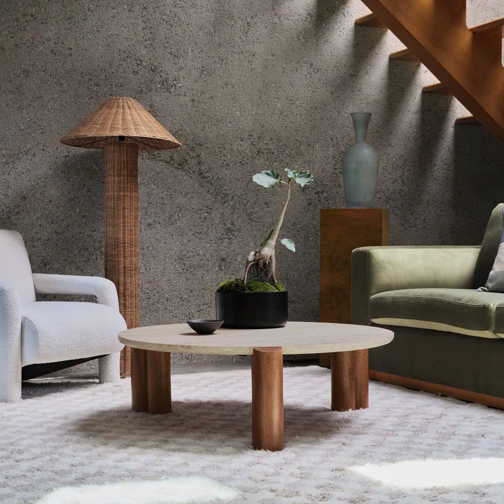 Bàn sofa Travertine