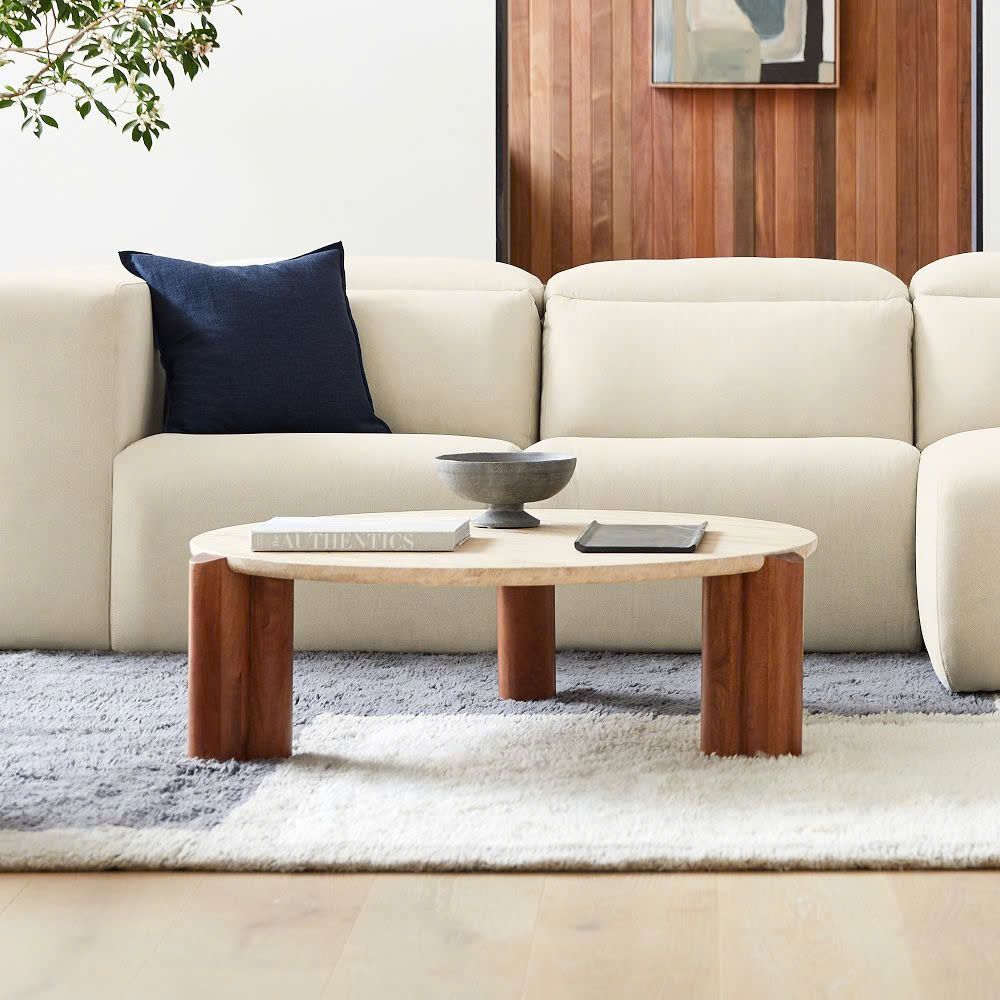 Bàn sofa Travertine