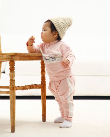 Bộ nỉ khoá kéo cao cổ – ảnh 1