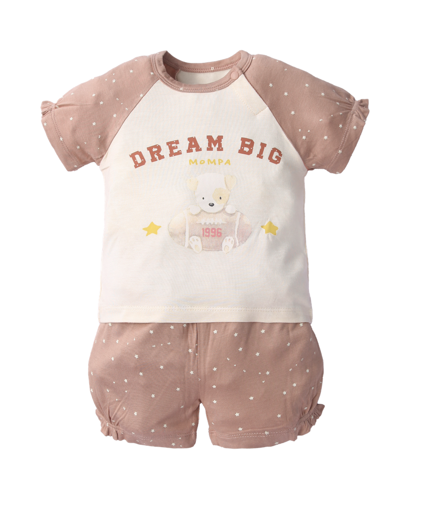 Bộ cộc tay modal bé gái size 6-48m – ảnh 1