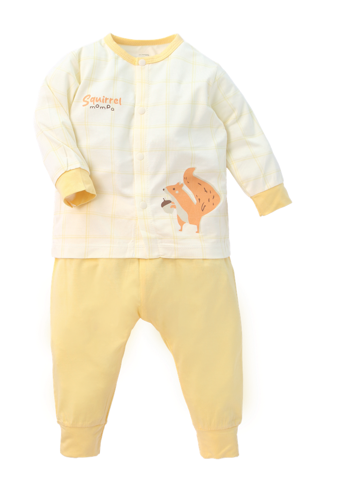 Bộ cài giữa dài tay bamboo size 0-9m – ảnh 1