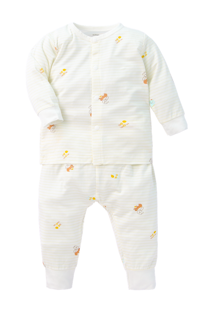 Bộ cài giữa dài tay bamboo size 0-9m – ảnh 2