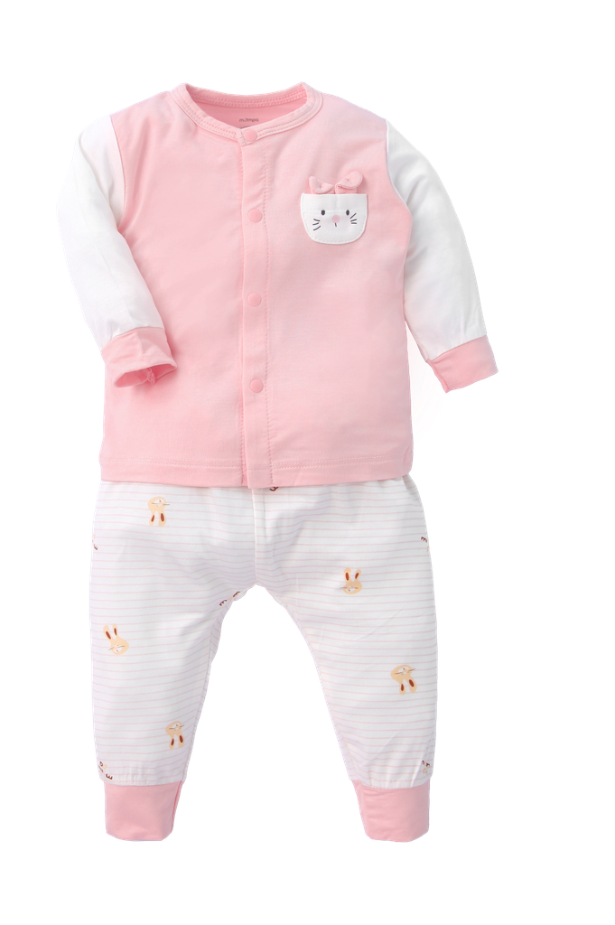 Bộ cài giữa dày tay bamboo size 0-9m – ảnh 1