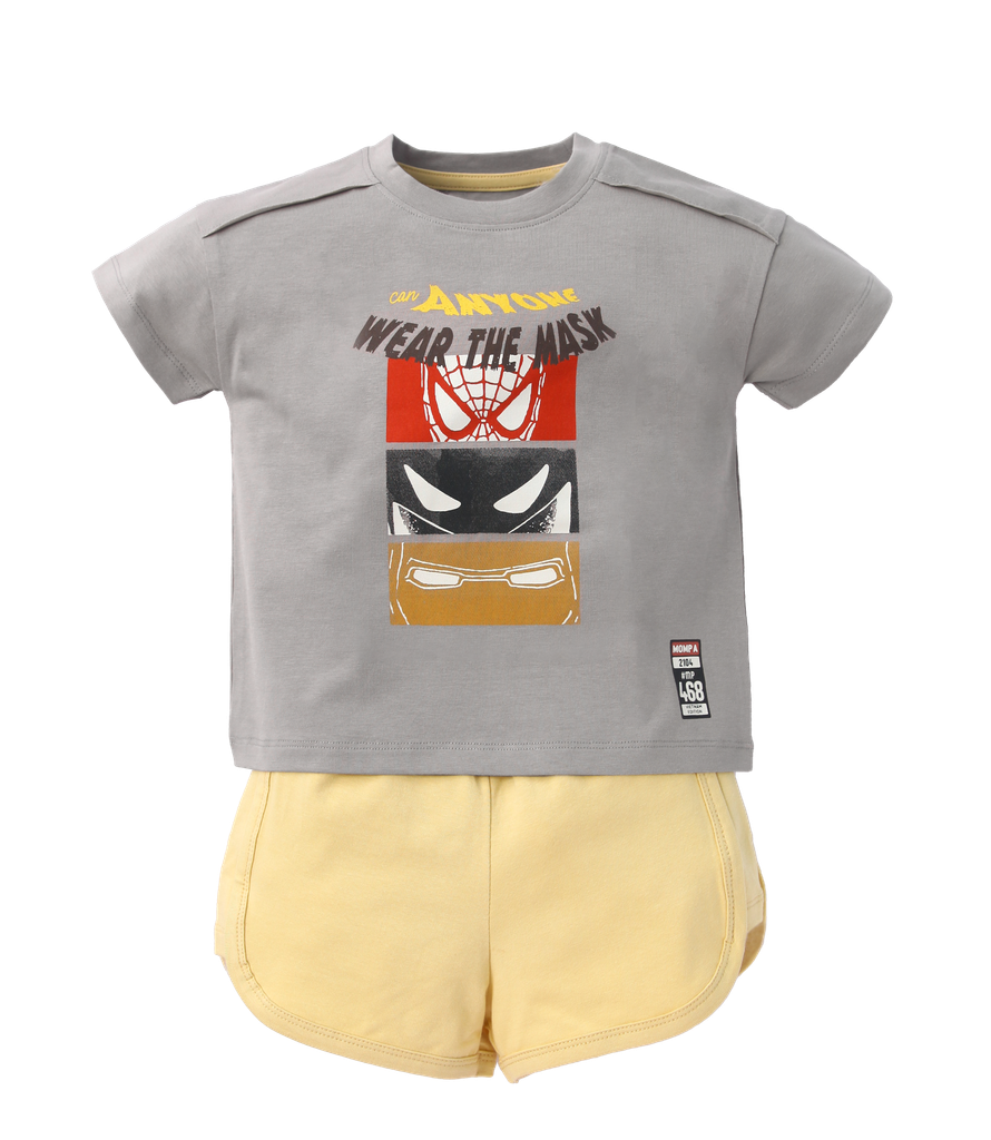 Bộ cộc tay cotton actif size 1-5y – ảnh 2