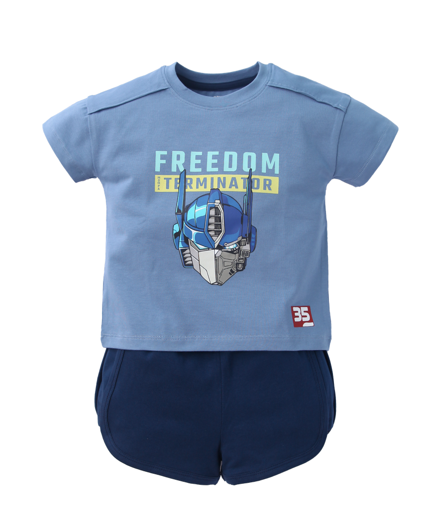 Bộ cộc tay cotton actif size 1-5y – ảnh 3