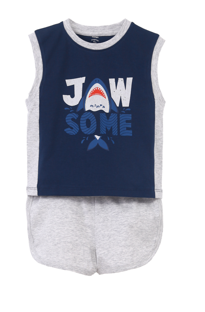 Bộ sát nách bé trai size 1-5y – ảnh 4