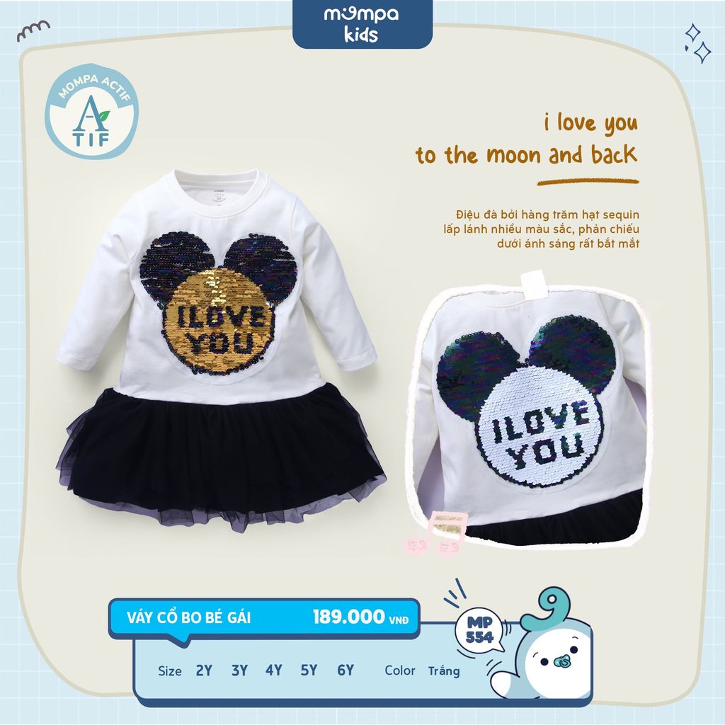 Váy xếp ly bé gái – ảnh 2
