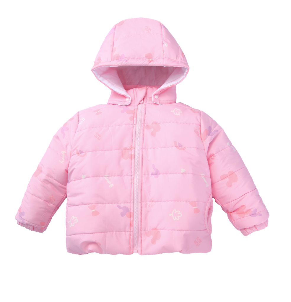 Áo khoác phao trần bông 2 lớp lót cotton mũ có cúc bấm tháo rời – ảnh 2