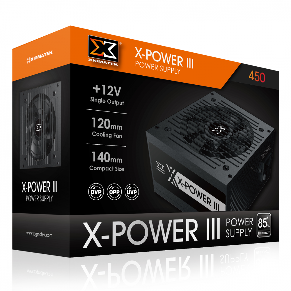 Nguồn máy tính Xigmatek X-Power III 450 (400W, 230V)