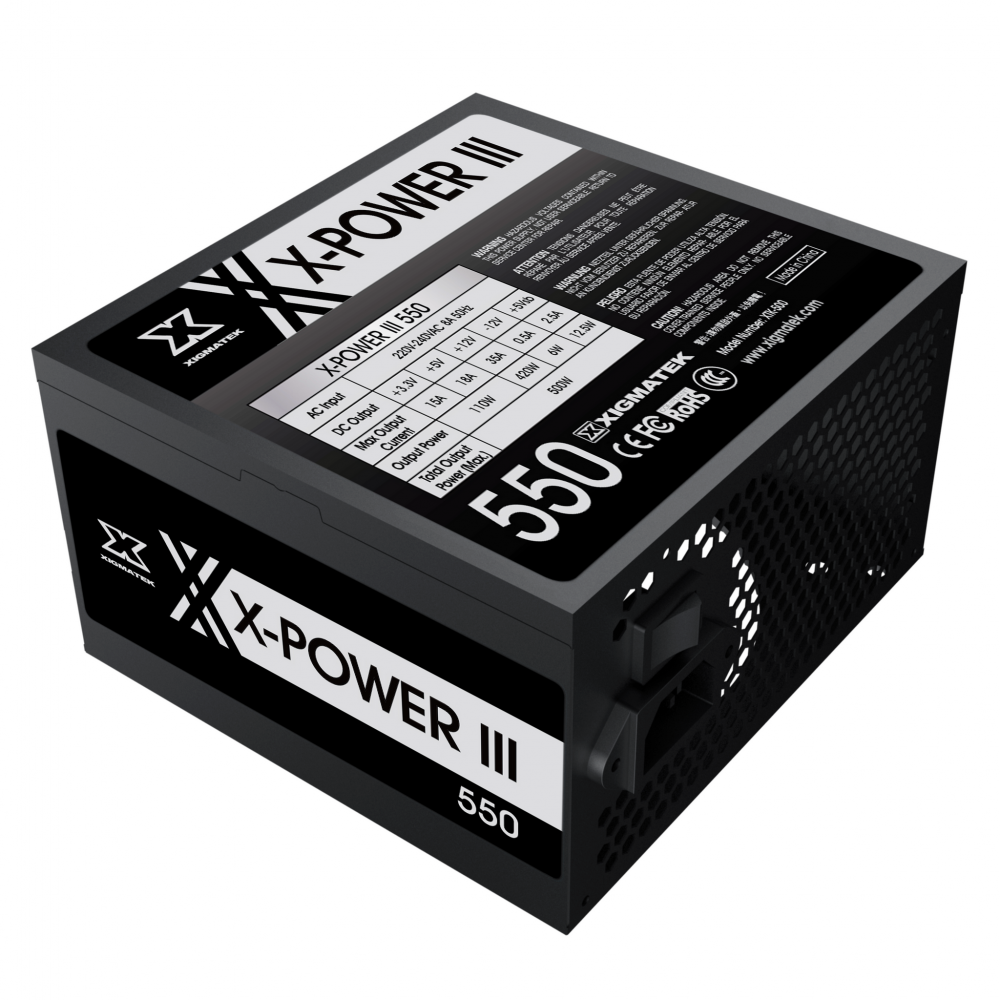 Nguồn máy tính Xigmatek X-Power III 550 (500W, 230V)