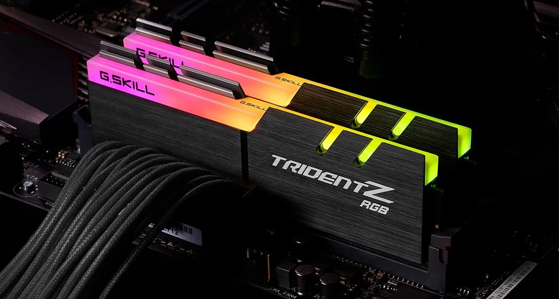 G.Skill TRIDENT Z RGB - 32GB (16GBx2) DDR4 3200GHz - F4-3200C16D - 32GTZR 32GT
