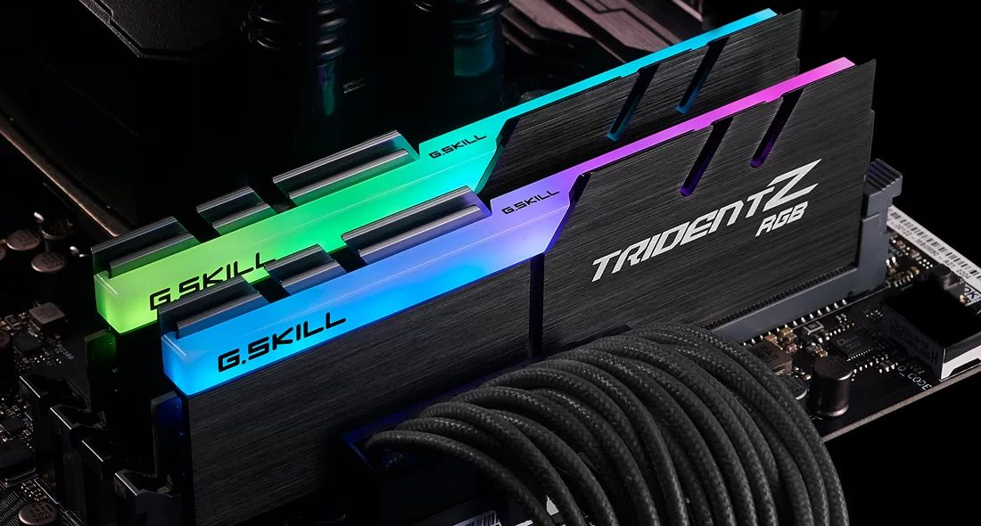 G.Skill TRIDENT Z RGB - 32GB (16GBx2) DDR4 3200GHz - F4-3200C16D - 32GTZR 32GT