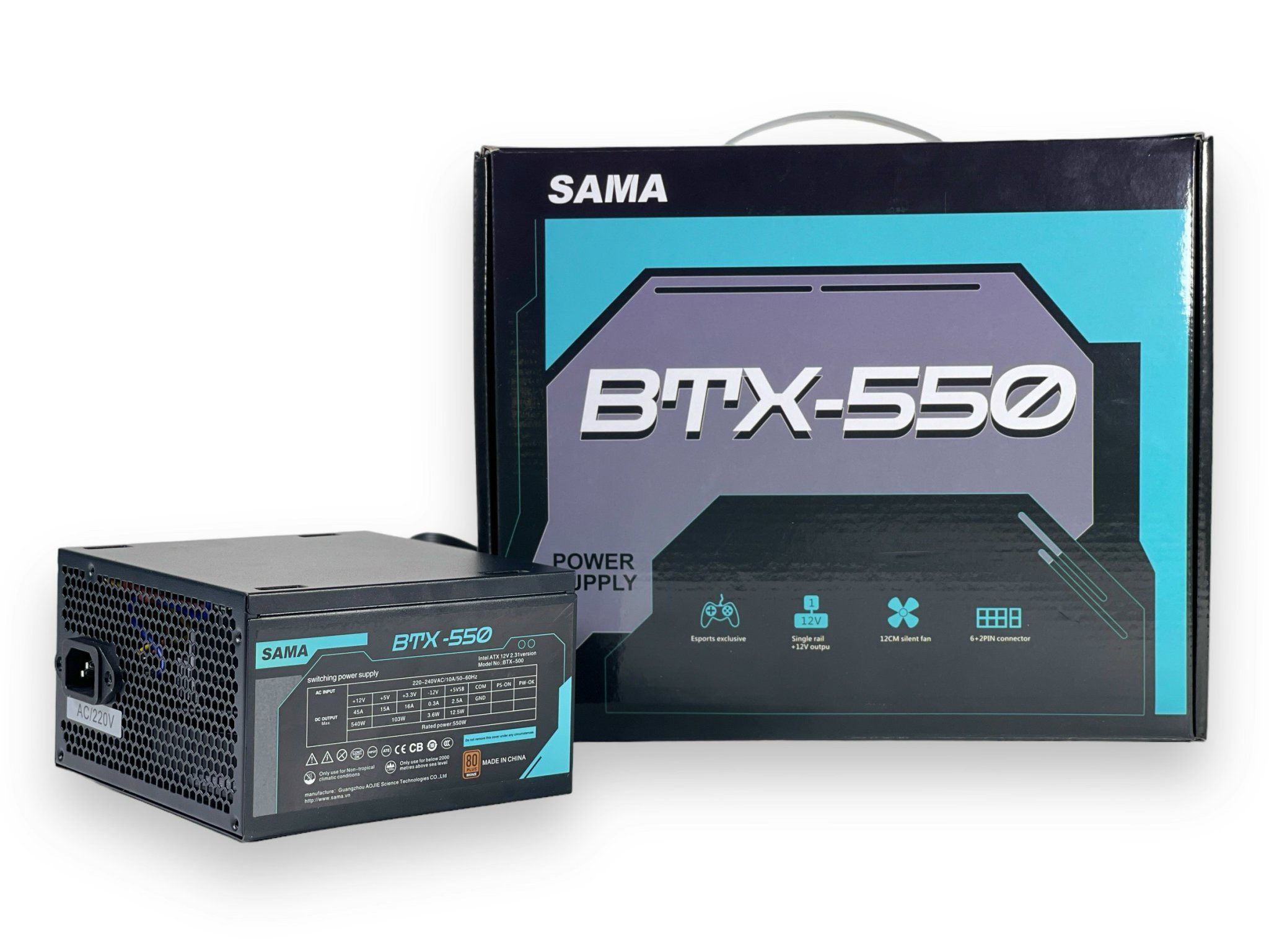 Nguồn máy tính Sama BTX-550 550w Bzone