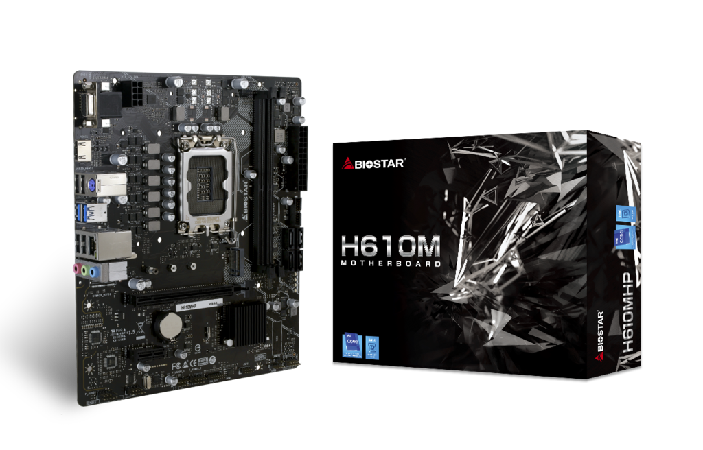 Bo mạch chủ máy tính Biostar H610MHP ver: 6.1