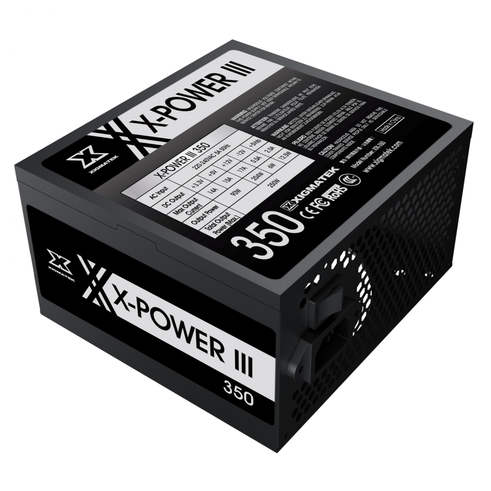 Nguồn máy tính Xigmatek X-Power III 350 (250W, 230V)