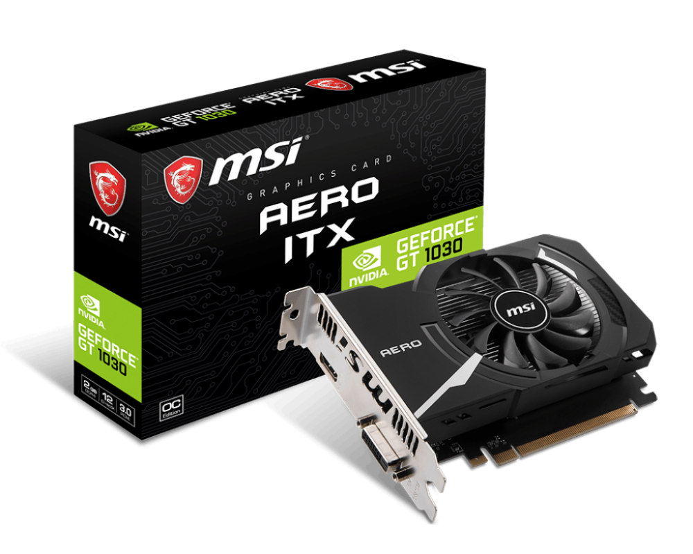 VGA MSI GT 1030 AERO ITX 2GD4 OC
