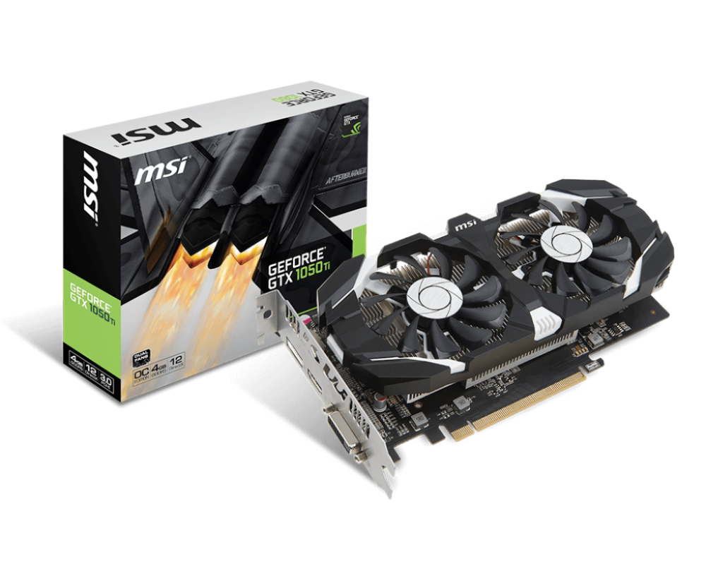 VGA MSI GTX 1050 Ti 4G OCV1