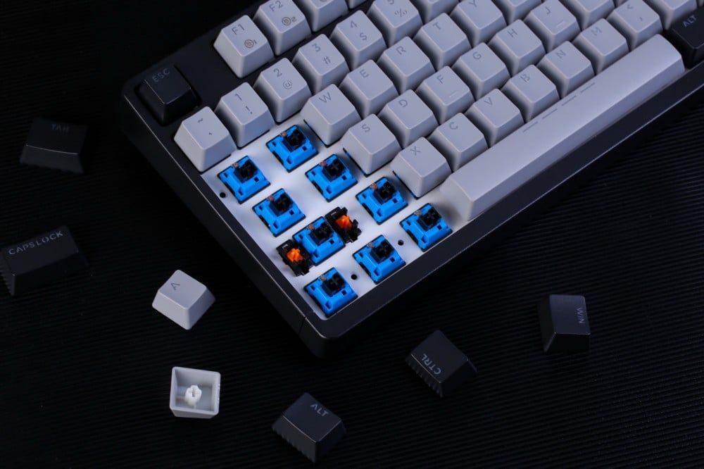 Bàn phím quang cơ Gaming DAREU EK1280X BLACK-GREY (WATERPROOF, Optical switch, MULTI LED) EK1280 1280