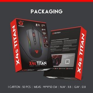 Chuột Gaming có dây Fantech TITAN X4S