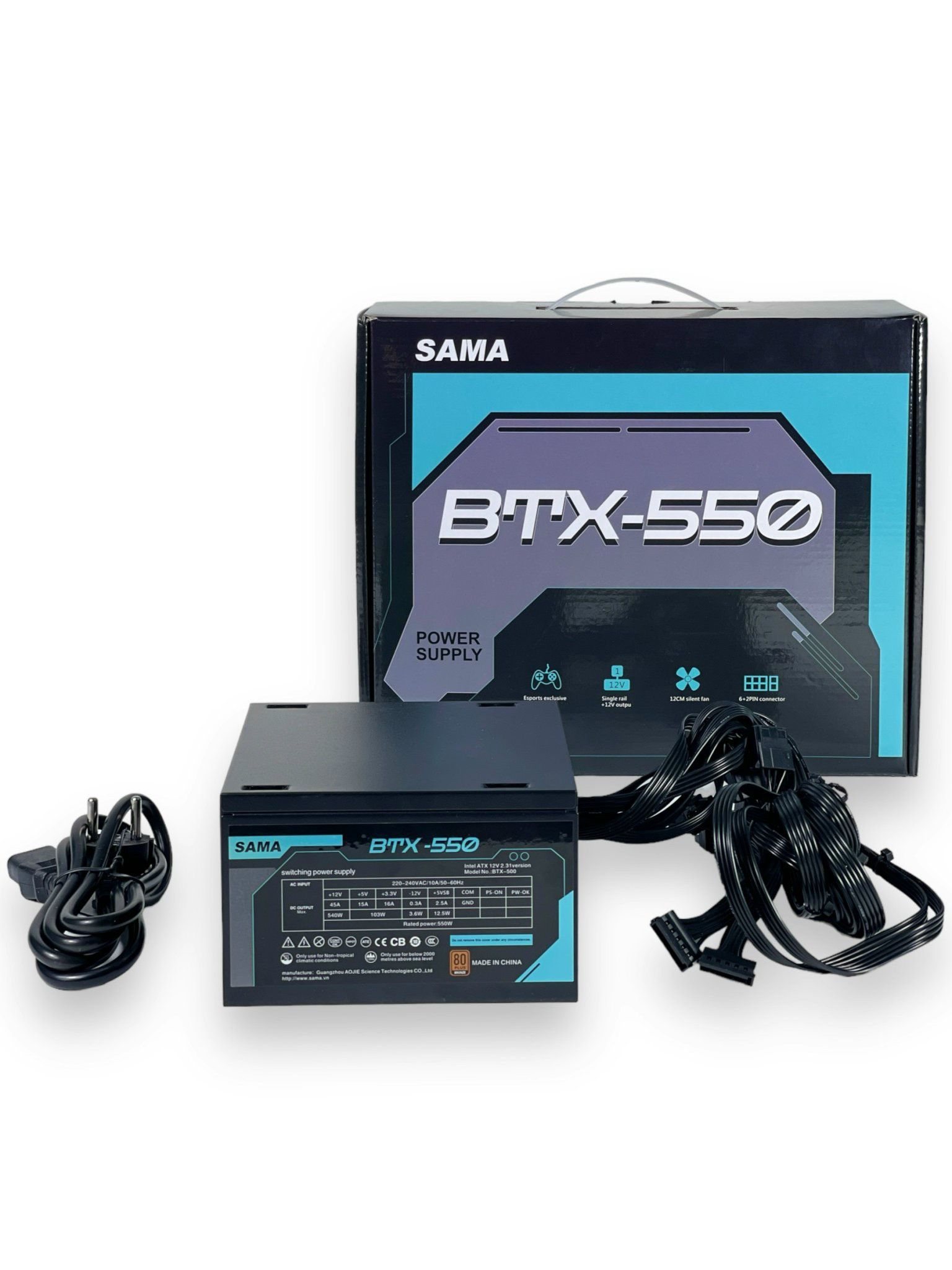 Nguồn máy tính Sama BTX-550 550w Bzone