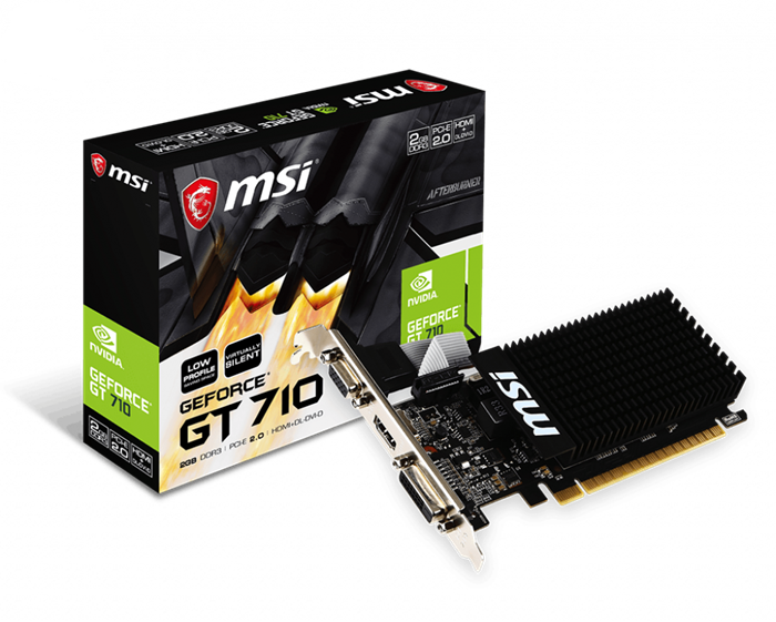 Cạc màn hình MSI GT 710 2GD3H LP